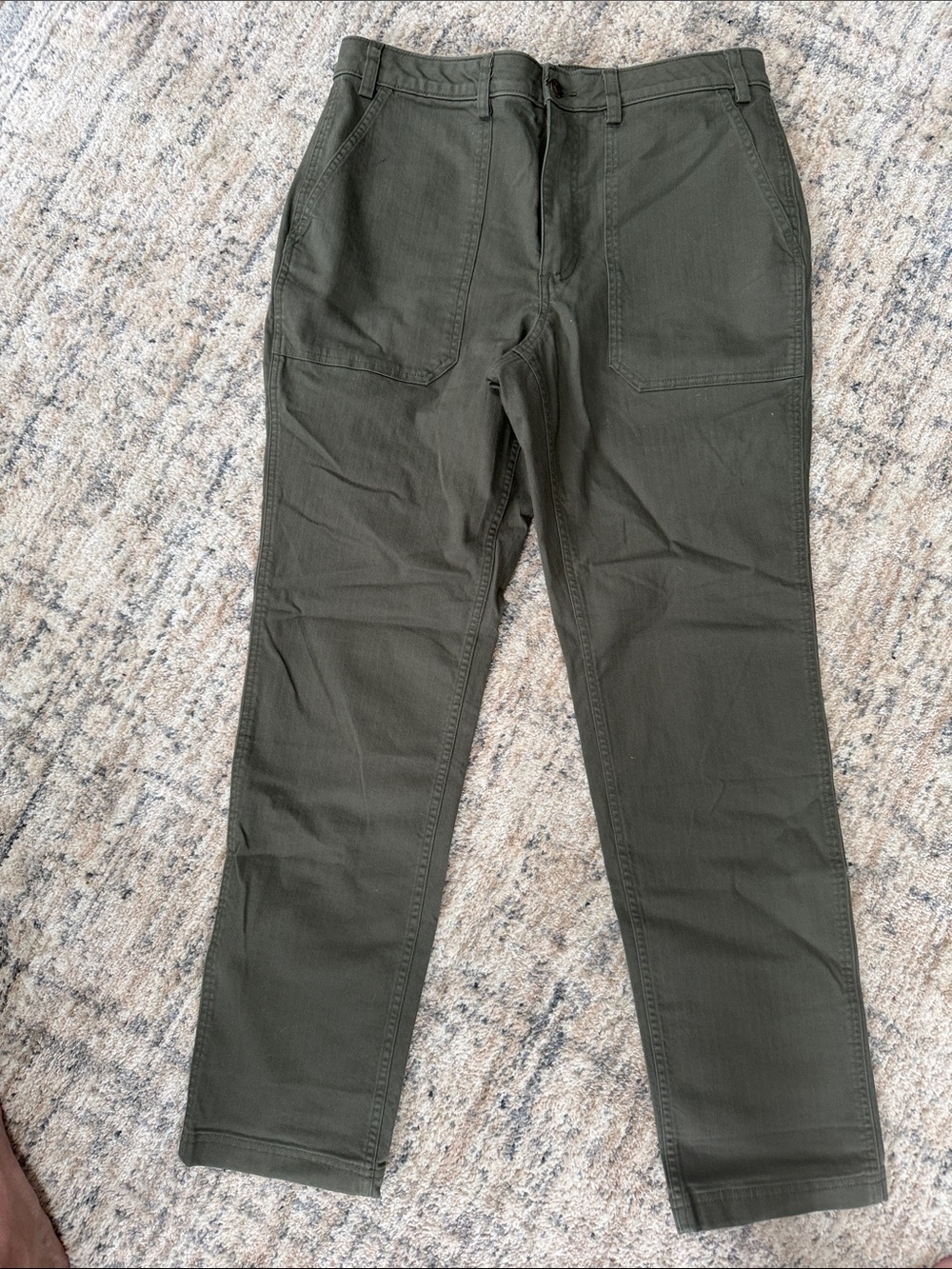 Duluth Trading Co Olive Green Women's Utility Trousers
